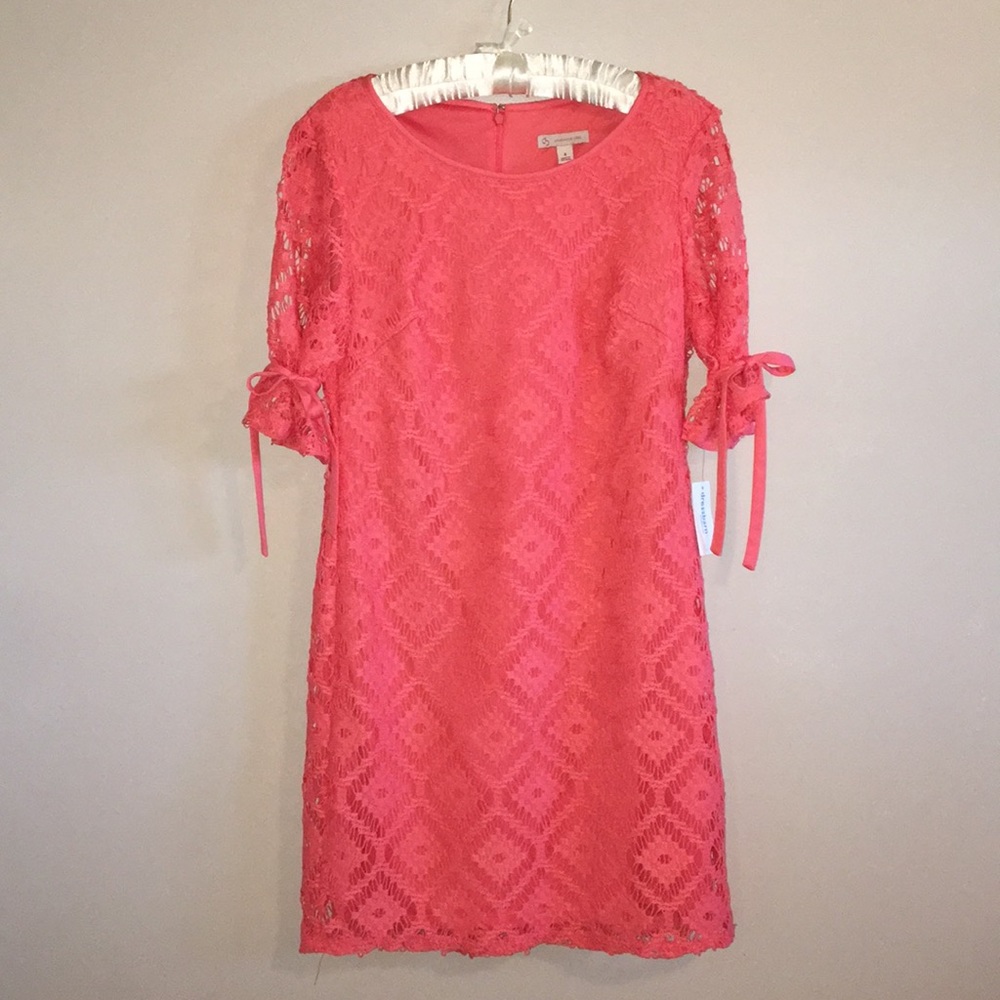 NWT DressBarn Coral Shift Dress